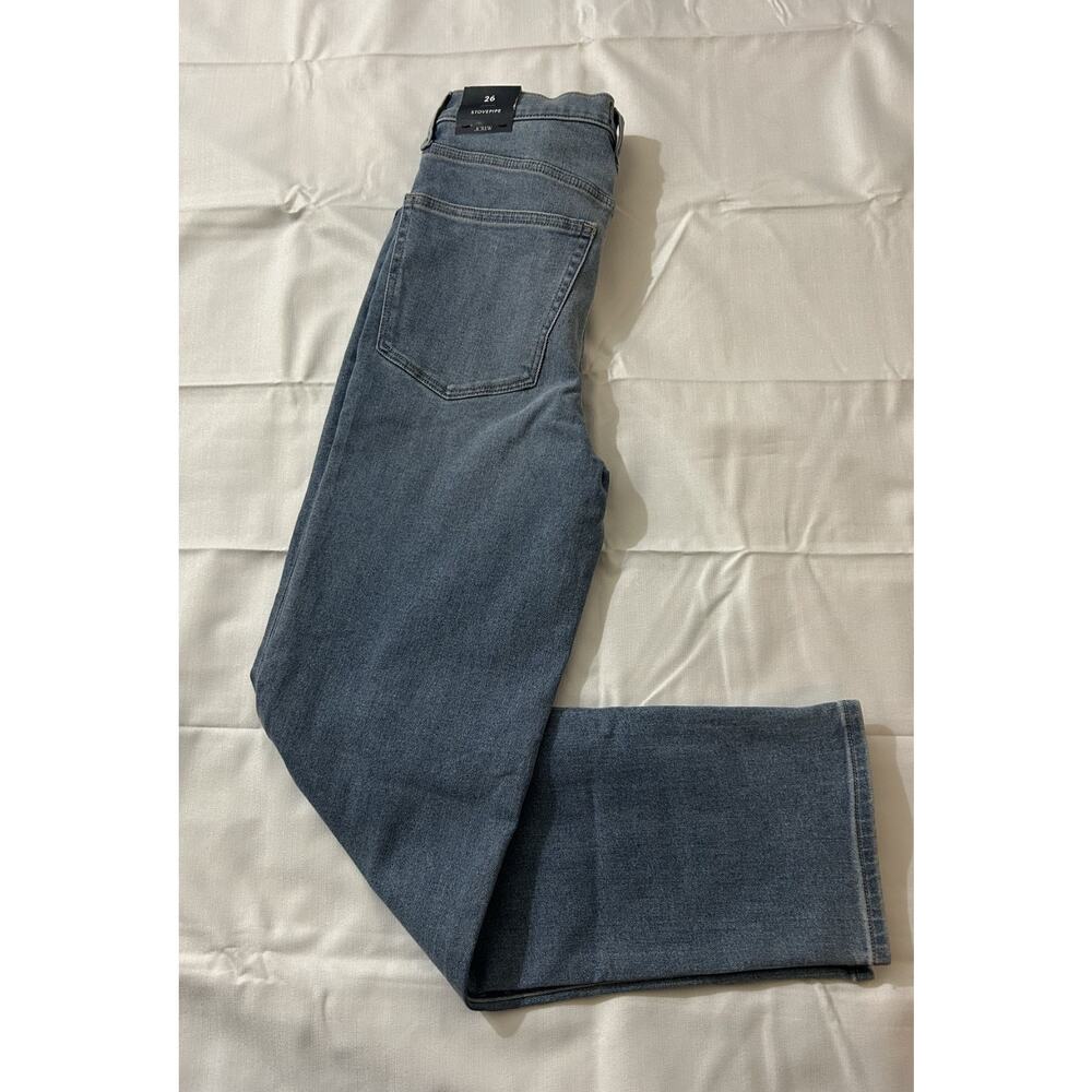 J. Crew Stovepipe Light Blue Denim Jeans Size 26